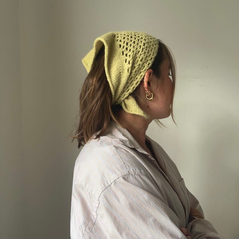 Elva scarf knitting pattern